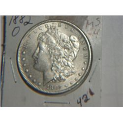 1882 O MORGAN DOLLAR