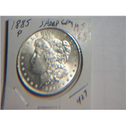 1885 P MORGAN DOLLAR