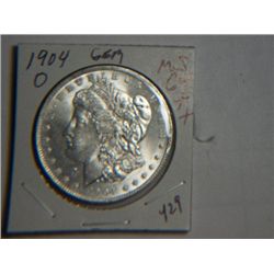 1904 O MORGAN DOLLAR