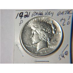 1921-P PEACE DOLLAR