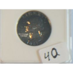 1961 WASHINGTON QUARTER
