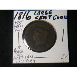 1816 LARGE CENT