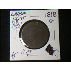 1818 LARGE CENT