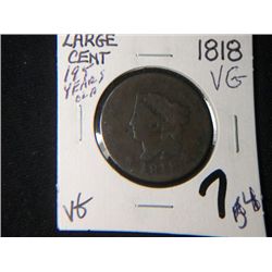 1818 LARGE CENT