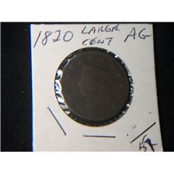 1820 LARGE CENT