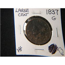 1837 LARGE CENT