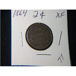 1864 2 CENT