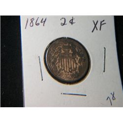 1864 2 CENT