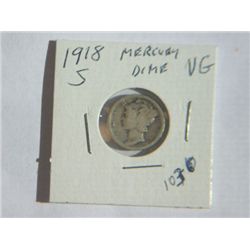 1918-S MERCURY DIME