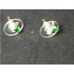 RUSSIAN CHROME DIOPSIDE EARINGS