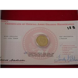 Uncirculated 2007 Madison Dollar