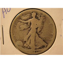1921 S Walking Liberty half Dollar
