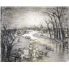 Image 1 : ALBERT SERVAES 1883-1966 Belgische School:DOOPSEL VAN CHRISTUS IN DE LEIE
