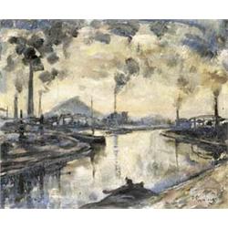 PIERRE PAULUS DE CHÂTELET 1881-1959 Belgische School:LA SAMBRE