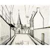Image 1 : BERNARD BUFFET 1928-1999 Franse School:RUE ET ÉGLISE (1970)