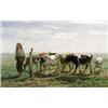 Image 1 : JOHANNES H. L. DE HAAS 1832-1908 Nederlandse School:KOEIENHOEDER