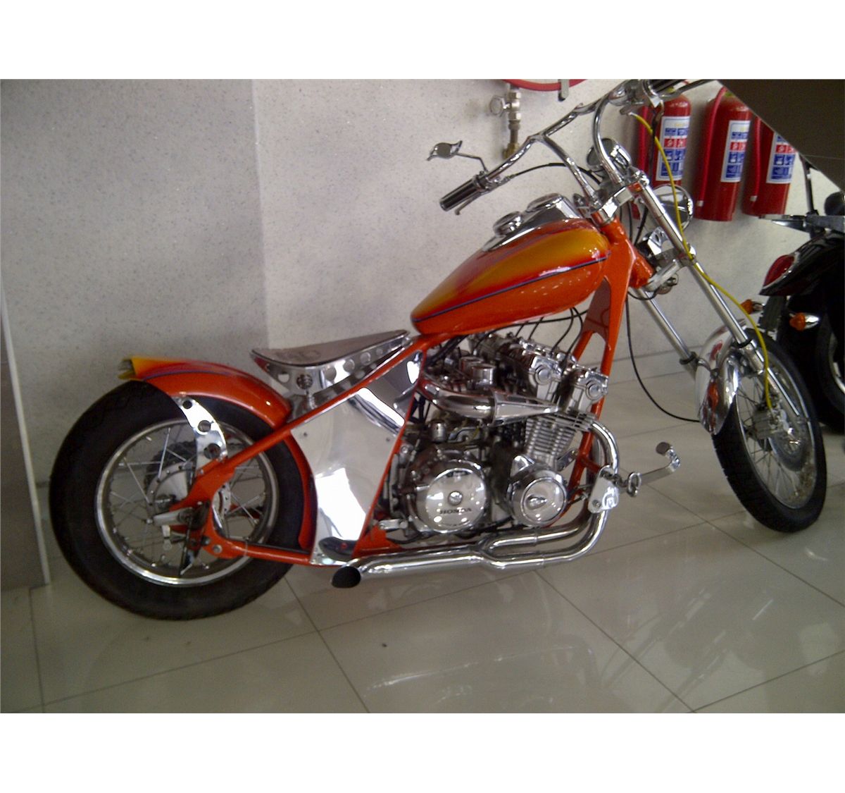 cb 100 custom chopper
