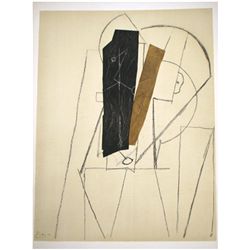 Pablo Picasso, Papiers Colles: Tete d'homme