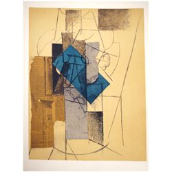 Pablo Picasso, Papiers Colles: Tete d'homme au chapeau