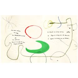 Joan Miro, Adonides Plates 13-16