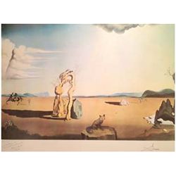 Salvador Dali, Savage Beasts in the Desert Print