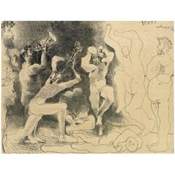Pablo Picasso, Le Danse des Faunes, signed