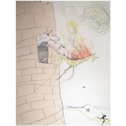 Salvador Dali, After 50 Years of Surrealism: The Grand Inquisitor expels the Savior
