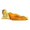 Image 1 : Reclining Buddha Hand Carved of Monkey Pod (CLB-993)