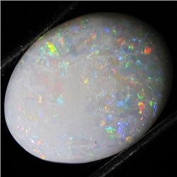 4.35ct Flashy White Opal Cabochon (GEM-31172)