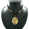 Tibet Bone Nickel Pendant Choker Necklace (ANT-1321)