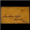 1840s Laporte IN Stampless Cover SCARCE (STM-2031)