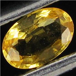 0.3ct Golden Yellow Sapphire Oval (GEM-10379F)