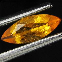 0.4ct Mandarin Fire Orange Clinohumite Marquise (GEM-44041)