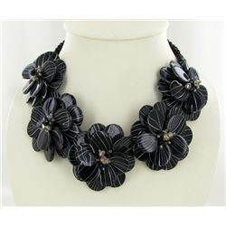 1080ct Agate & Crystal Necklace (JEW-3653)