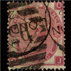 1867 RARE GB 3p Rose Used Stamp  (STM-1552)