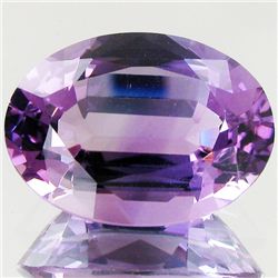20.4ct Master Cut Uruguay Purple Amethyst Oval (GEM-43490)