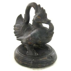 Duck Opium Weight Early 1900s Bronze BIG HEAVY (ANT-1948)