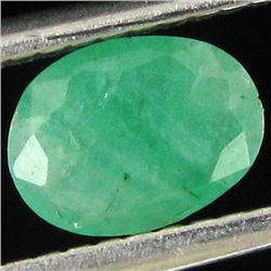 0.38ct Green Colombia Emerald Oval  (GEM-44195G)