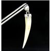 Sterling Mother of Pearl Horn Pendant (JEW-2015)
