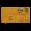 Image 1 : 1879 Switzerland 5c Stamp Pair on Cover SCARCE (STM-1942)