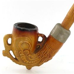 Vintage Swiss Meerschaum Pipe (ANT-1689)