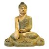 Image 1 : Hand Carved Rare Monkey Pod Buddha Statue (CLB-1004)