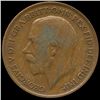 1921 British Geo V 1p XF/VF ERROR (COI-8916)