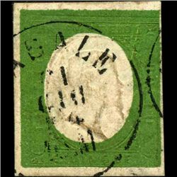 1854 RARE Italy Sardina 5c Stamp (STM-1103)