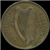 1933 Ireland 1/2p VF (COI-10135)