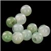 18.05ct Burma Jade Round Beads 10Pcs (GEM-26912)