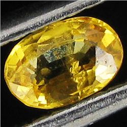0.33ct Golden Yellow Sapphire Oval (GEM-10379B)