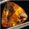 0.6ct Mandarin Orange Clinohumite Tajikistan  Trillion (GEM-43969)