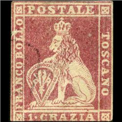 1851 Tuscany 1g Stamp (STM-0916)