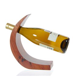 Black & White Ebony Wine Holder (DEC-034)
